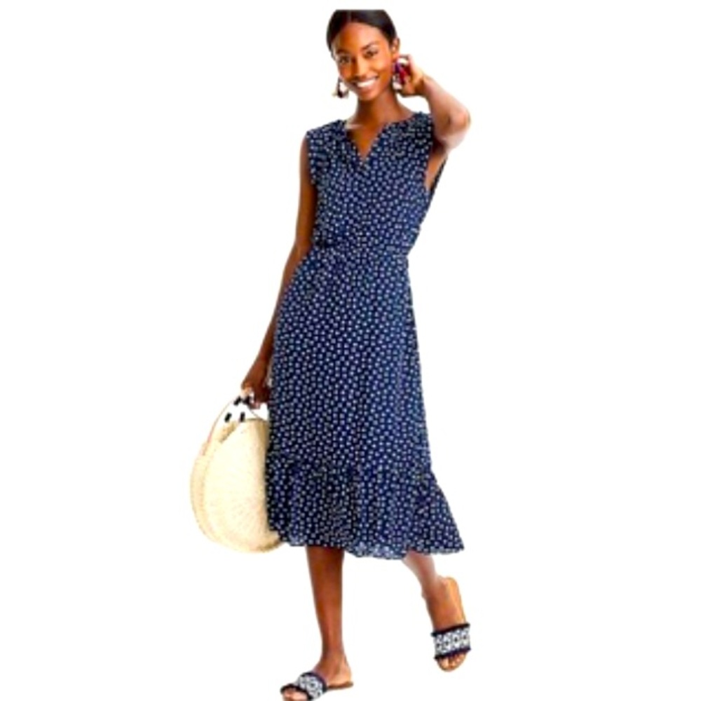 EUC J Crew navy dress